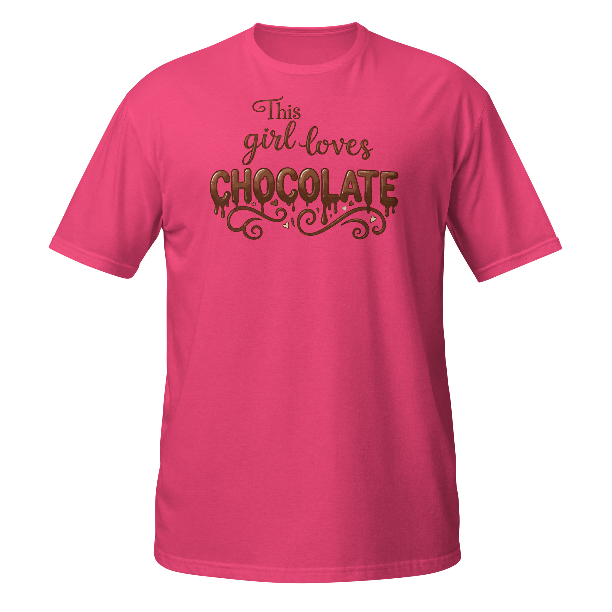This Girl Loves Chocolate T-Shirt - Image 1