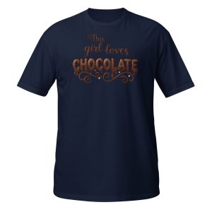 This Girl Loves Chocolate T-Shirt - Image 3
