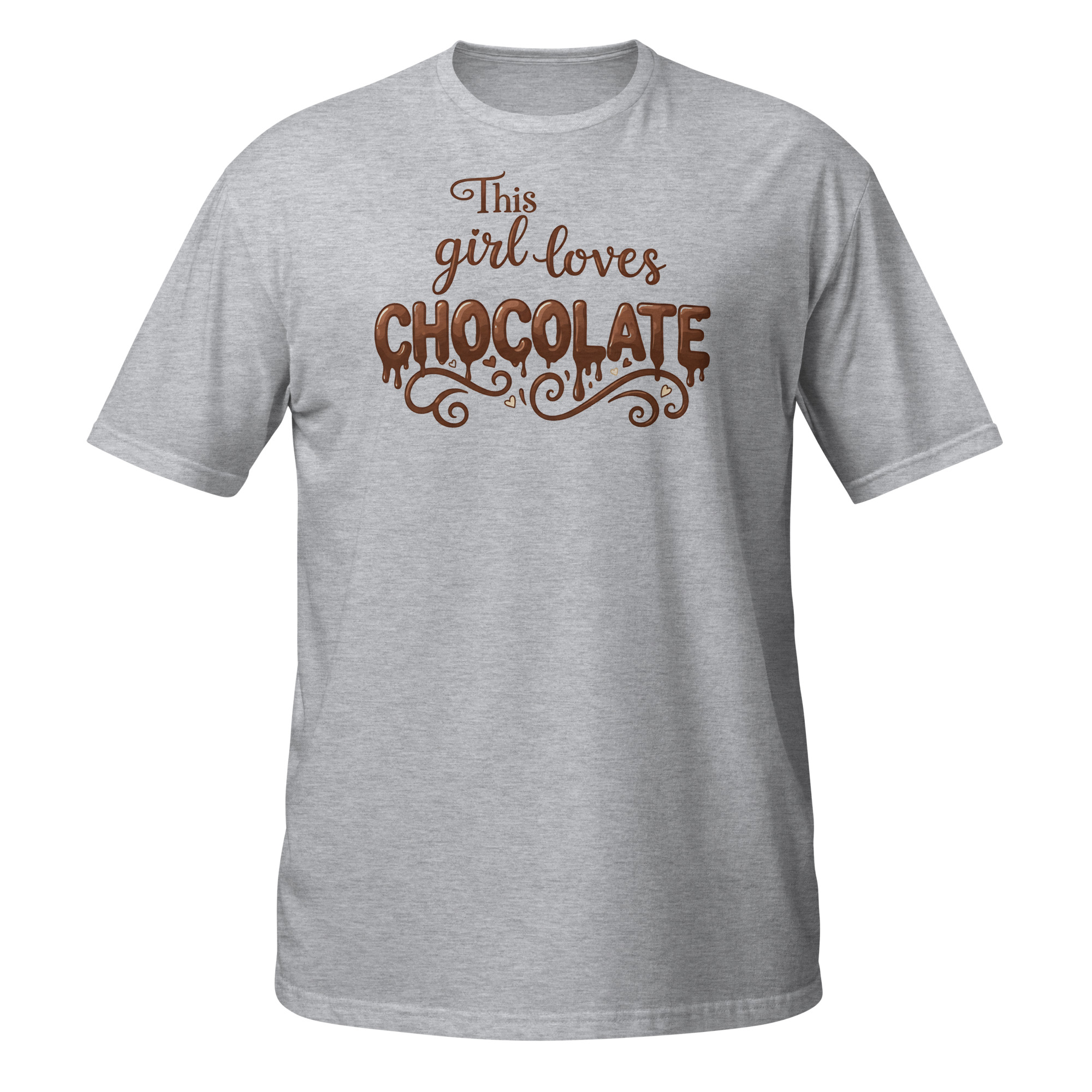 This Girl Loves Chocolate T-Shirt - Image 4