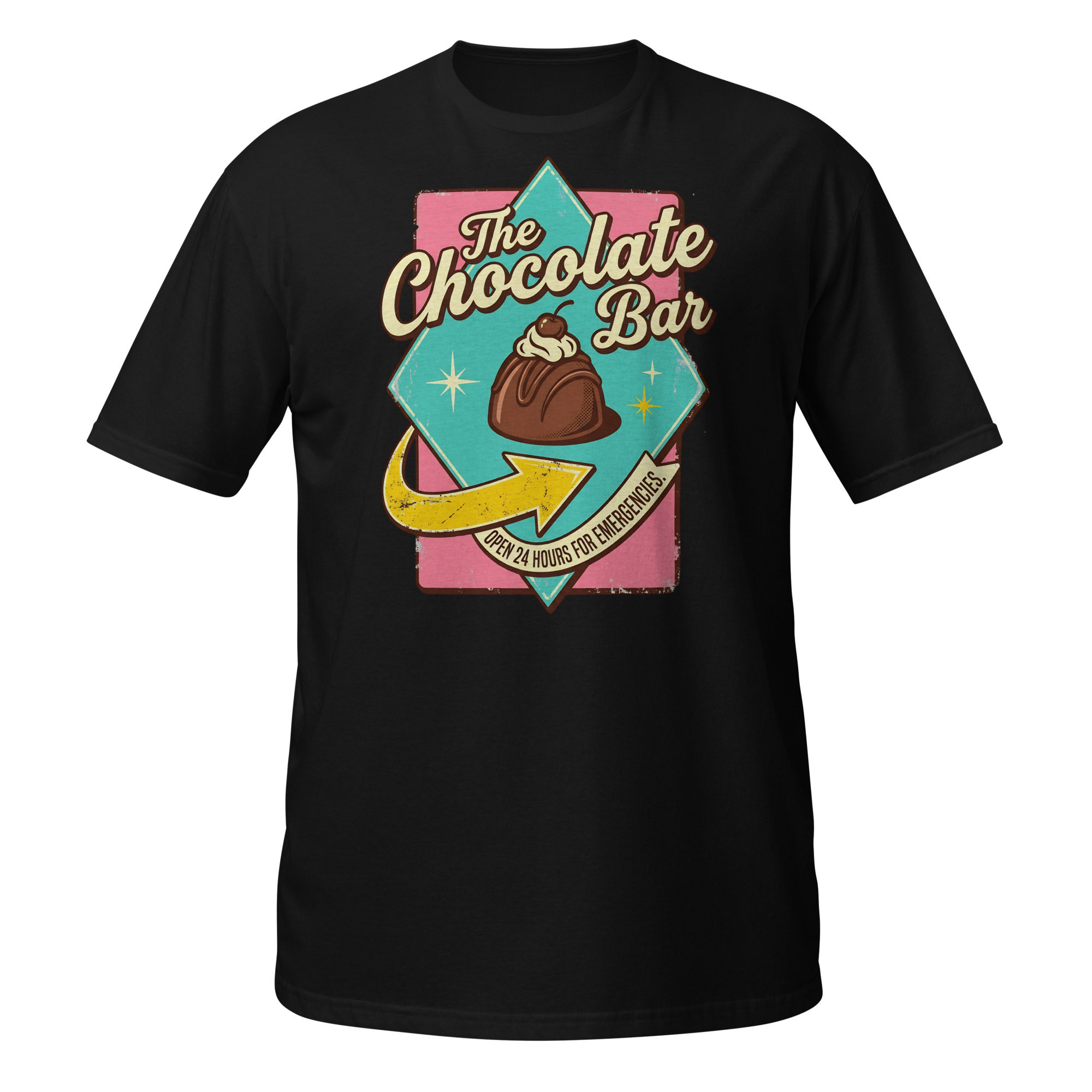 The Chocolate Bar Retro T-Shirt - Image 2