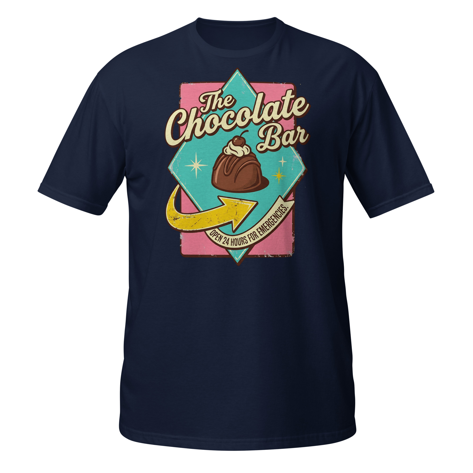 The Chocolate Bar Retro T-Shirt - Image 3