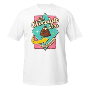 The Chocolate Bar Retro T-Shirt - Image 5
