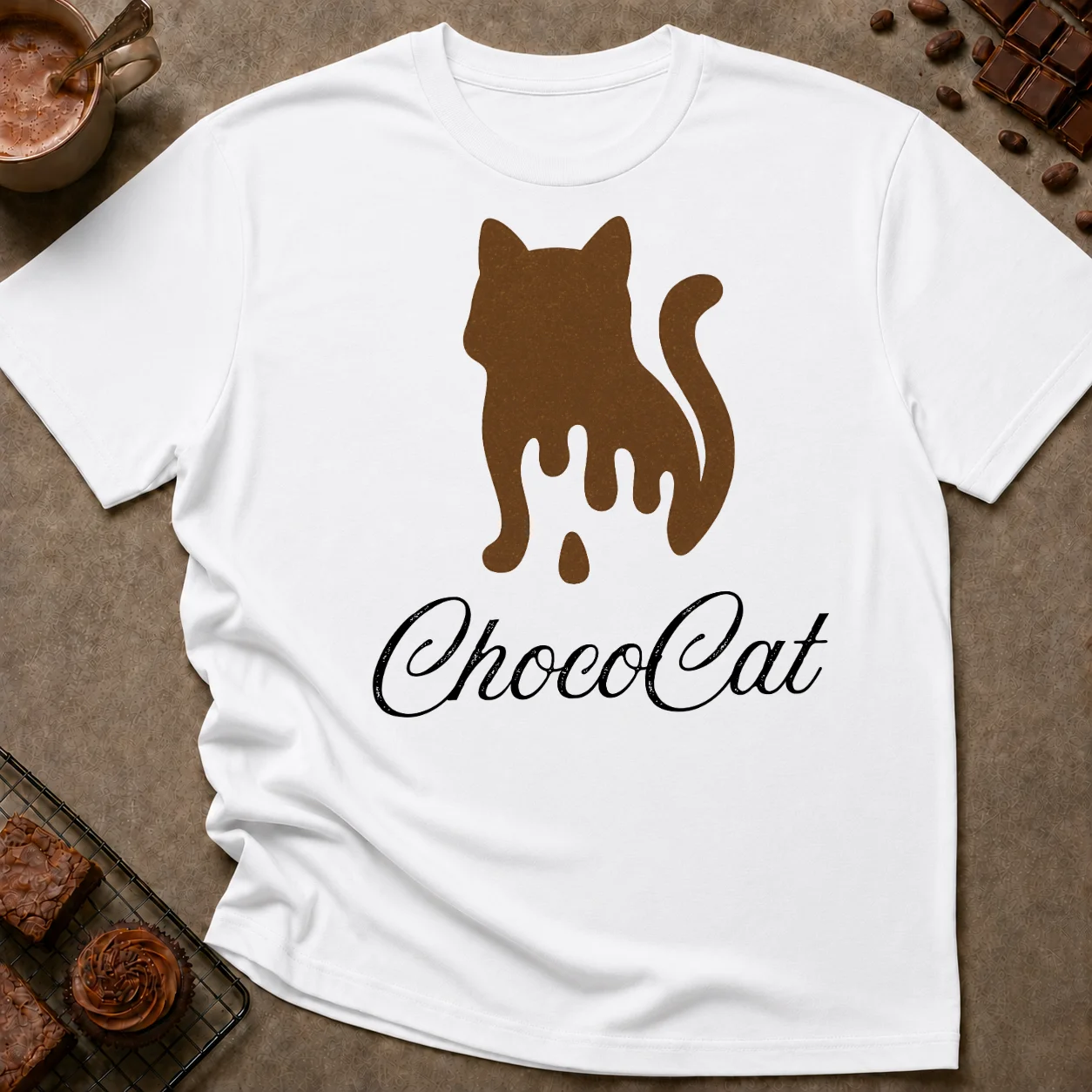 Choco Cat T-Shirt - Image 5