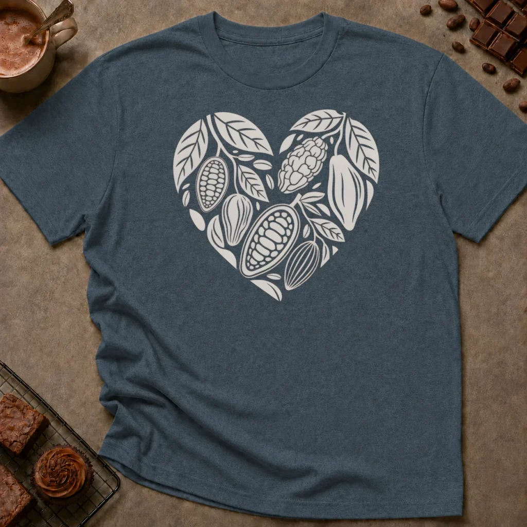 Chocolate Heart Graphic T-Shirt