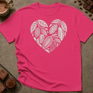 Chocolate Heart Graphic T-Shirt - Image 7