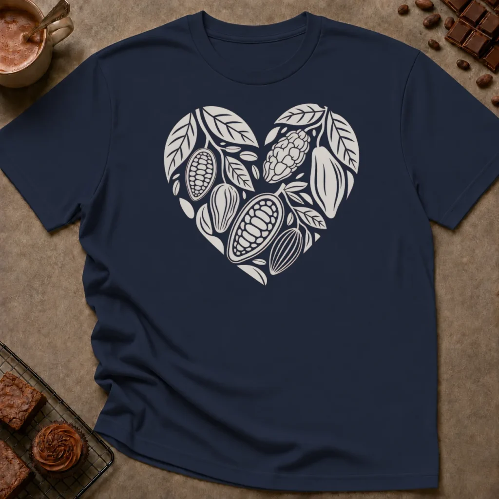 Chocolate Heart Graphic T-Shirt