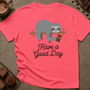 Have A Good Day Sloth T-Shirt - Image 1