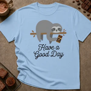 Have A Good Day Sloth T-Shirt - Image 4