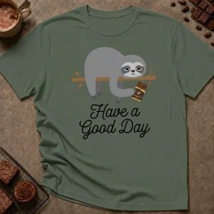 Have A Good Day Sloth T-Shirt - Image 3