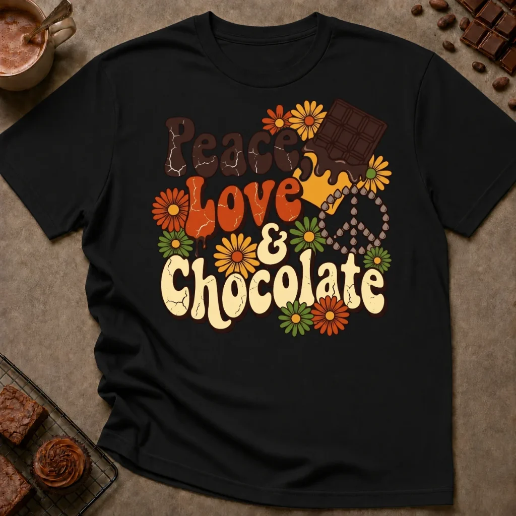 Peace Love and Chocolate T-Shirt