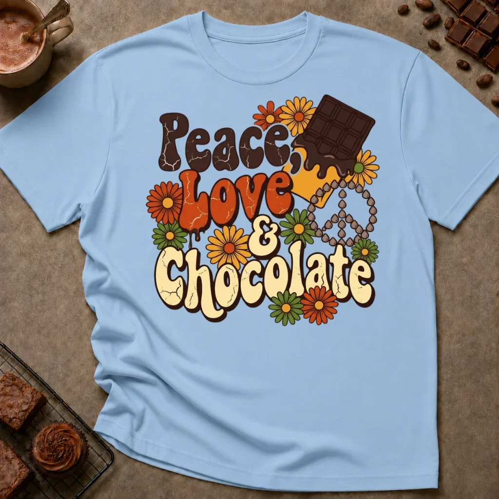 Peace Love and Chocolate T-Shirt