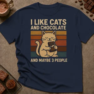 Cats and Chocolate T-Shirt - Image 2