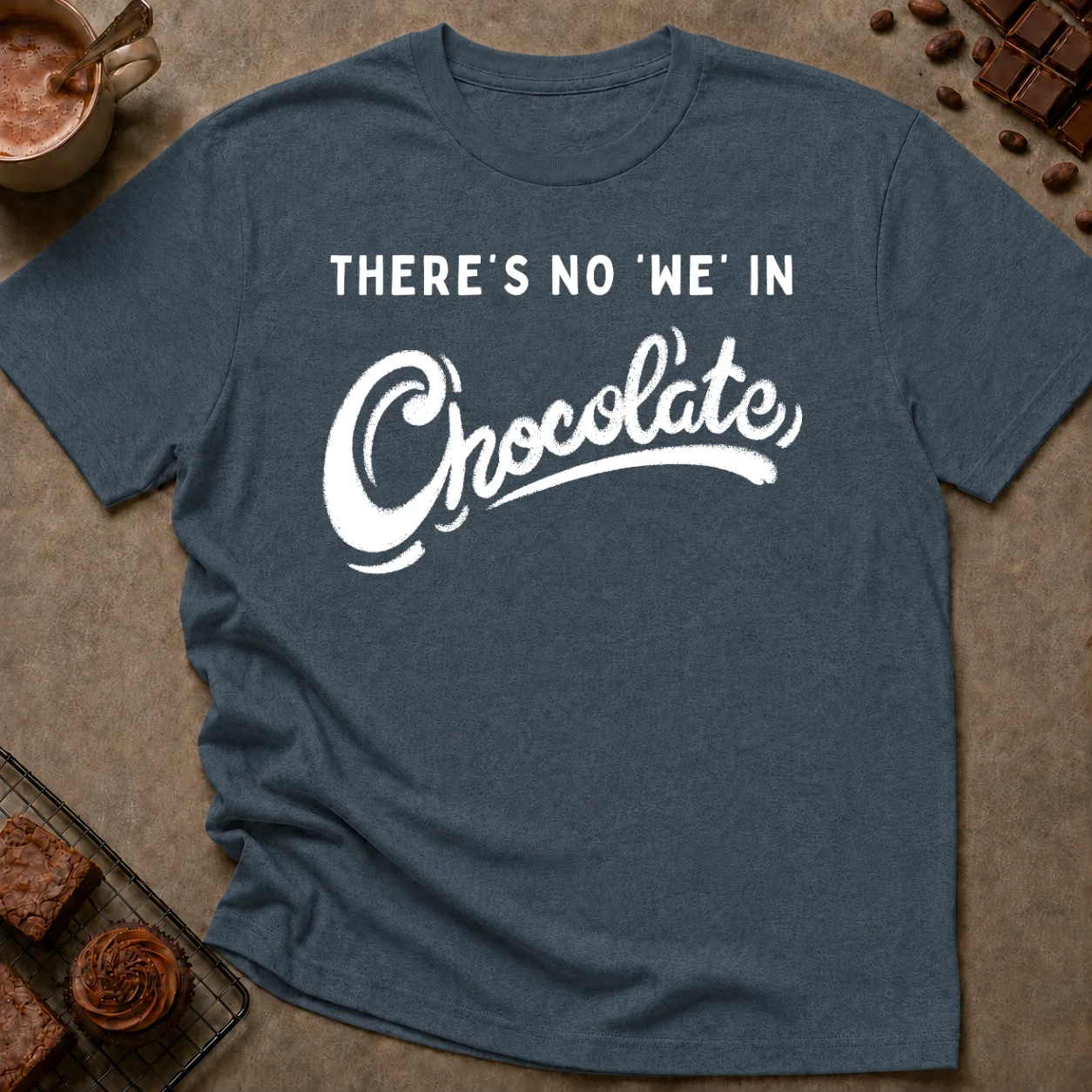 No We in Chocolate T-Shirt - Image 3