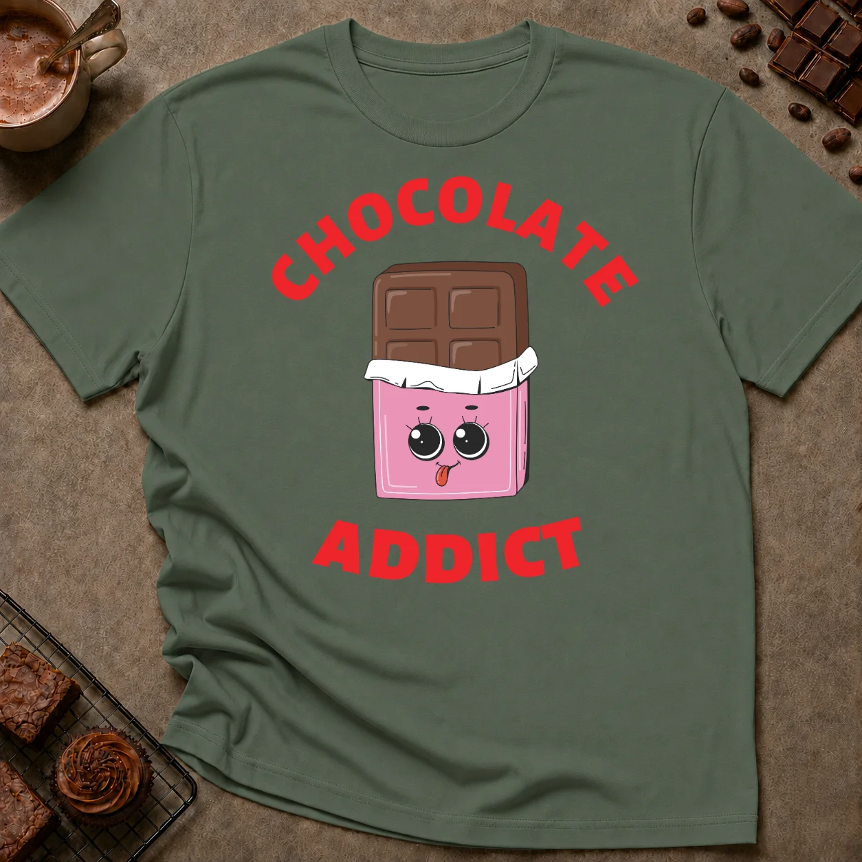 Chocolate Addict T-Shirt - Image 4
