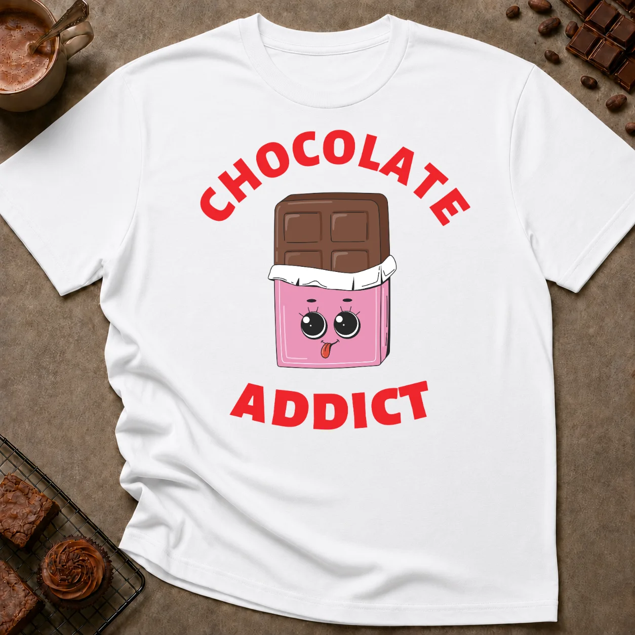 Chocolate Addict T-Shirt - Image 6