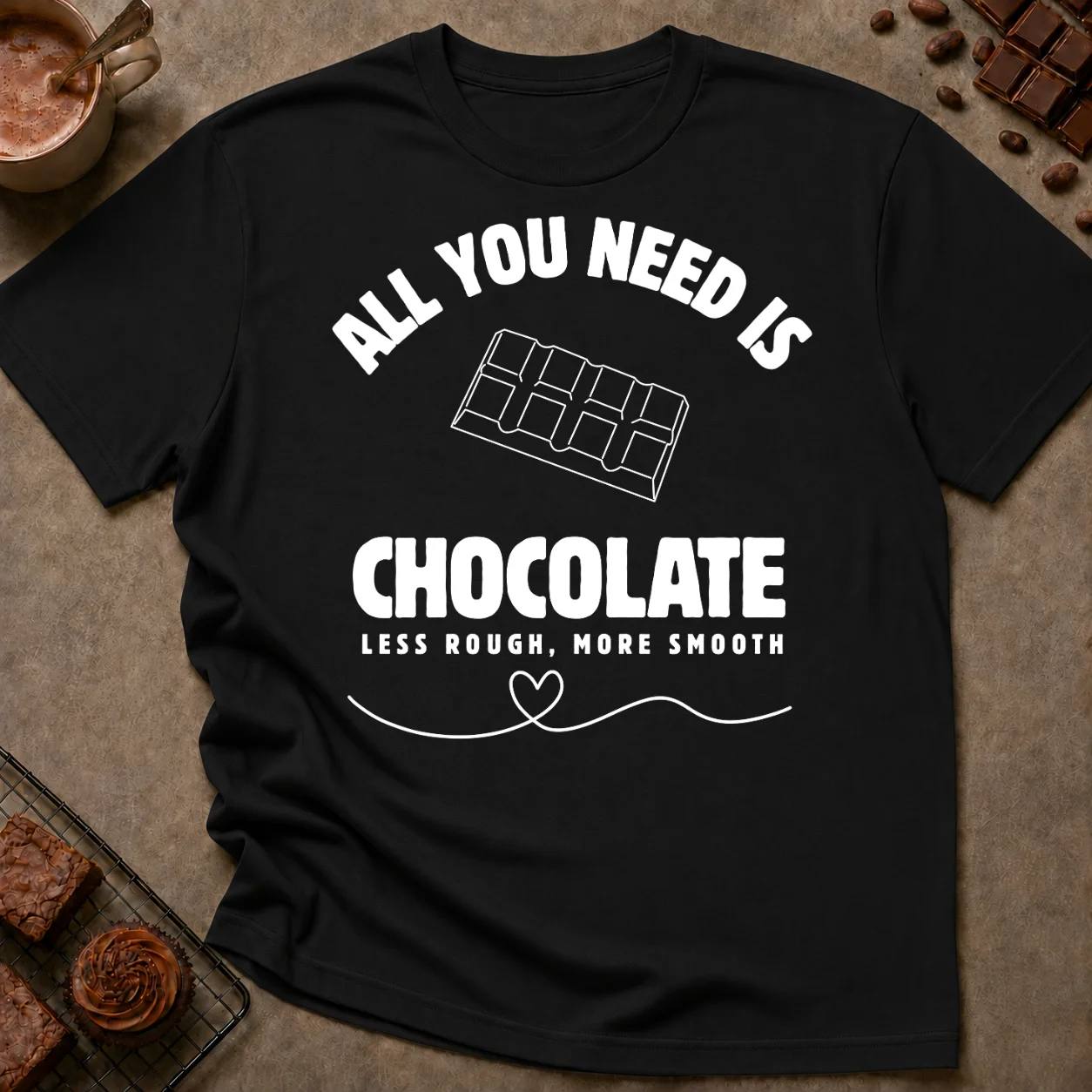 All You Need is Chocolate T-Shirt - Image 2