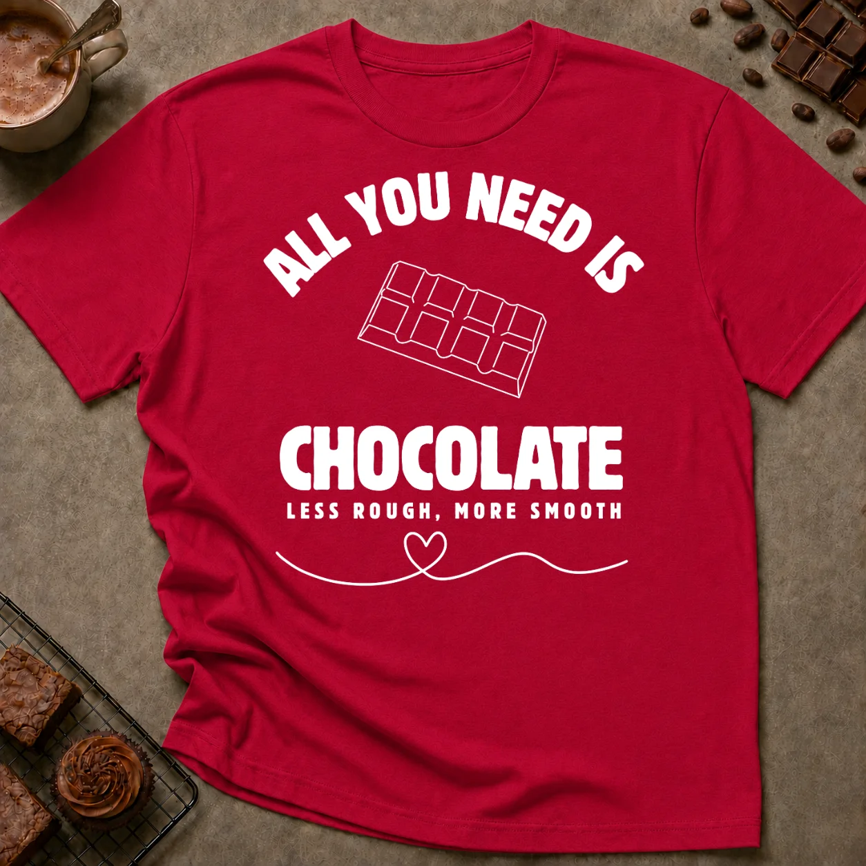 All You Need is Chocolate T-Shirt - Image 5