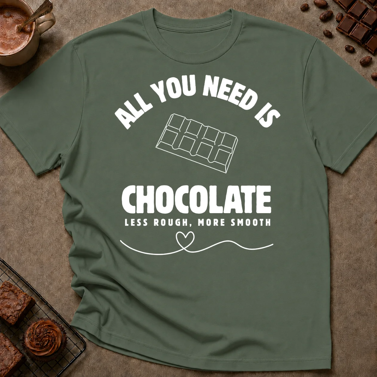 All You Need is Chocolate T-Shirt - Image 4