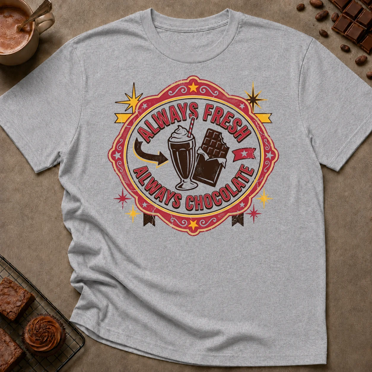Always Fresh Retro T-Shirt - Image 3