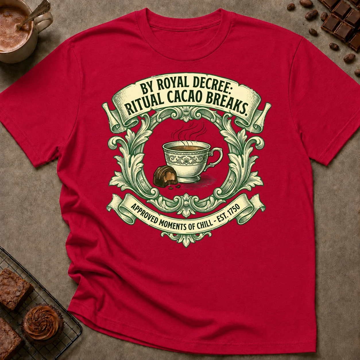 Cacao Breaks Vintage T-Shirt - Image 4