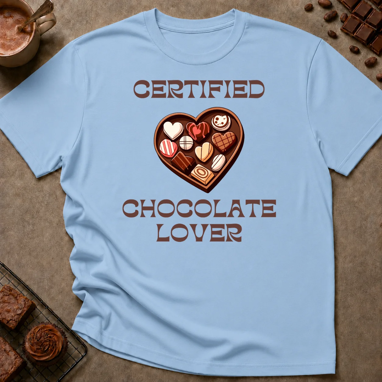Certified Chocolate Lover T-Shirt - Image 4