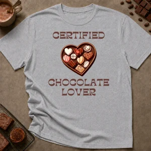 Certified Chocolate Lover T-Shirt - Image 1