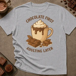 Adulting Later T-Shirt - Image 1
