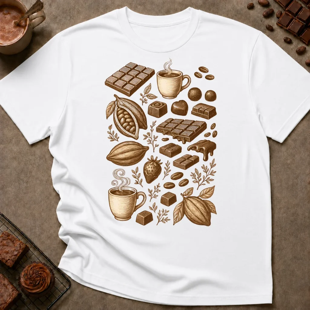 Chocolate Graphic T-Shirt
