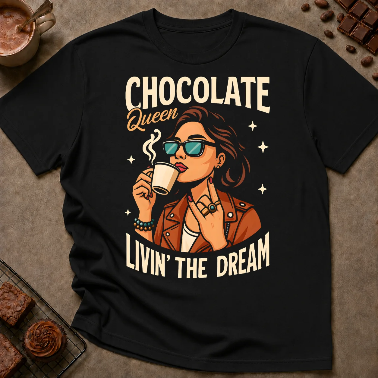 Chocolate Queen T-Shirt - Image 1