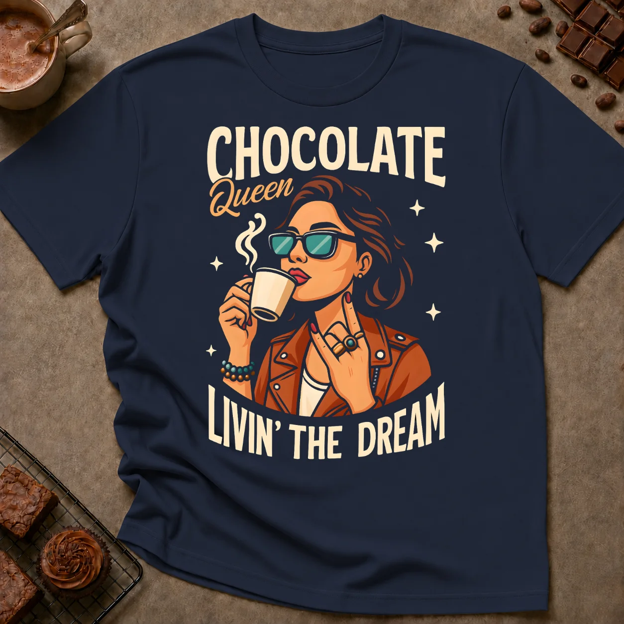 Chocolate Queen T-Shirt - Image 2