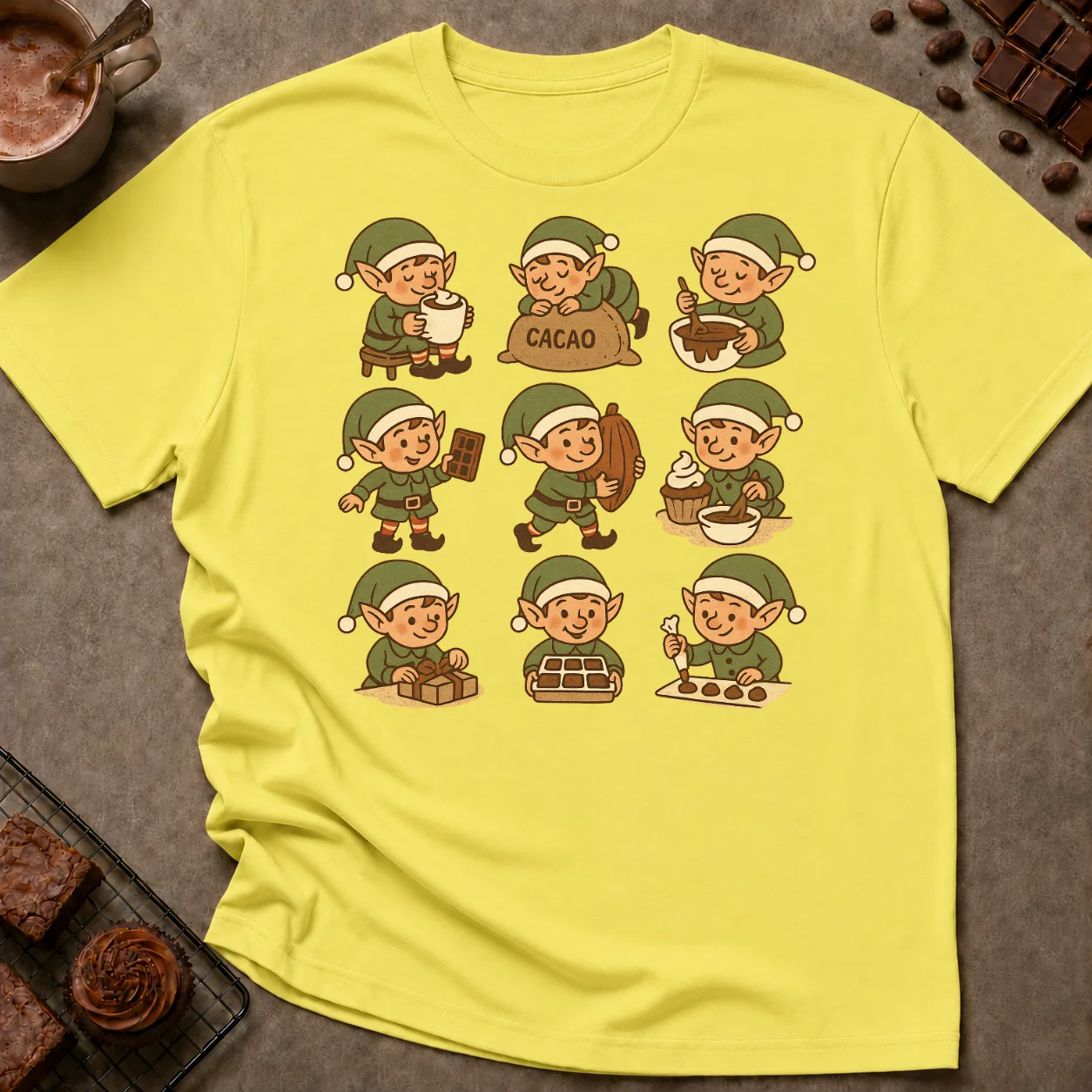 Chocolate Elves T-Shirt - Image 5