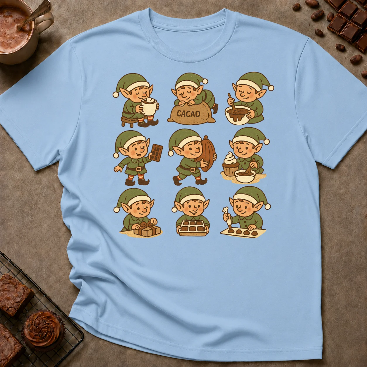 Chocolate Elves T-Shirt - Image 4