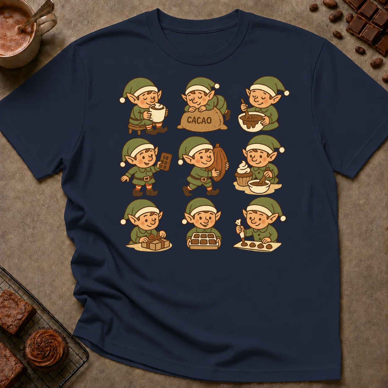 Chocolate Elves T-Shirt - Image 2