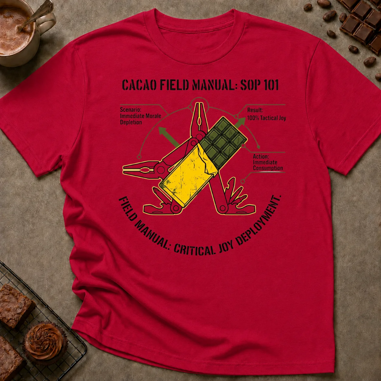 Cacao Field Manual T-Shirt - Image 2
