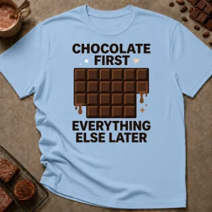 Chocolate First T-Shirt - Image 3