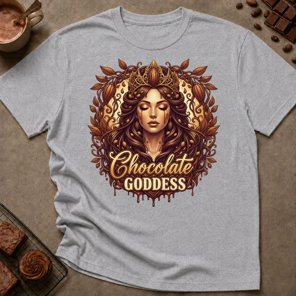 Chocolate Goddess T-Shirt - Image 4
