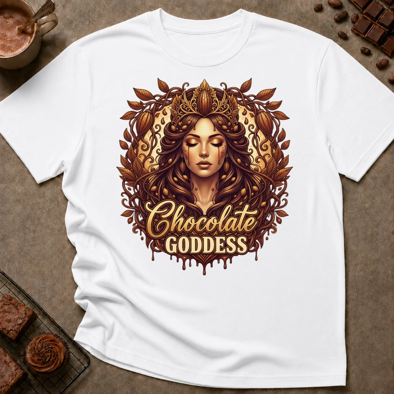 Chocolate Goddess T-Shirt - Image 5
