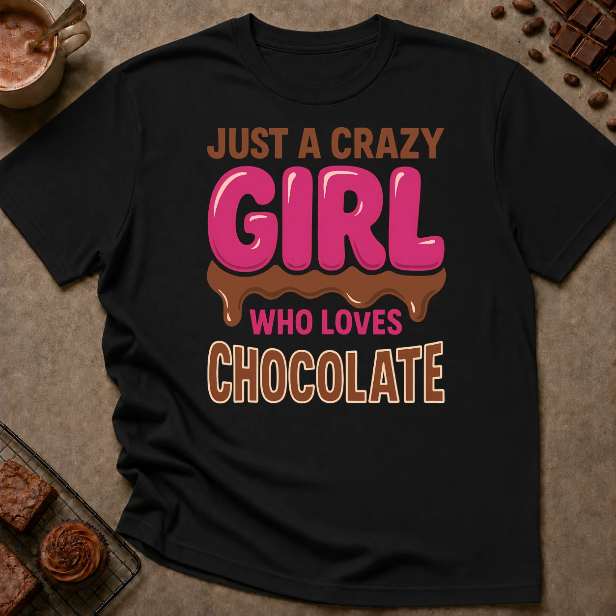 Just a Crazy Girl T-Shirt - Image 2
