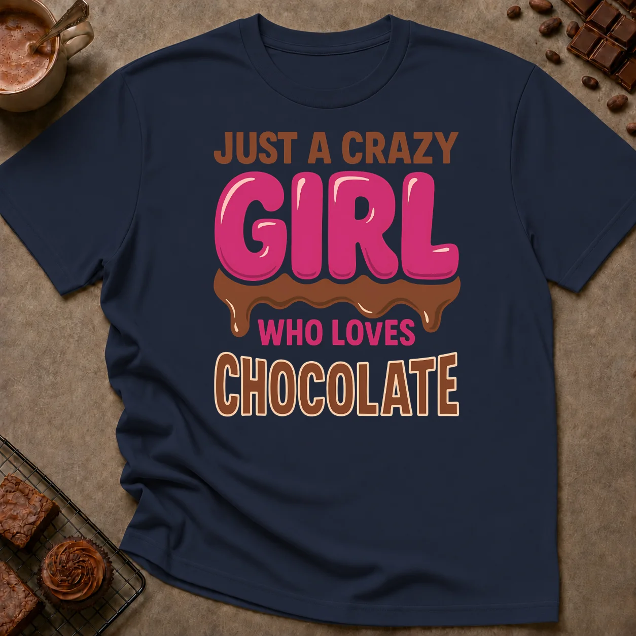 Just a Crazy Girl T-Shirt - Image 3