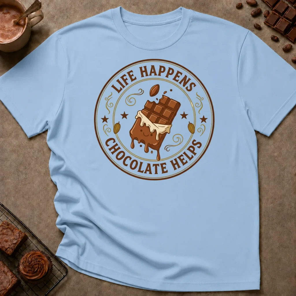 Life Happens Chocolate Helps T-Shirt