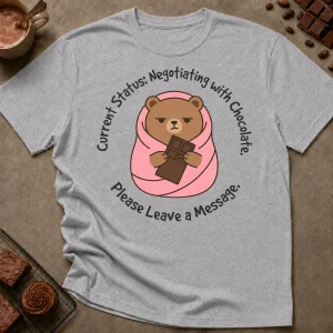 Negotiating With Chocolate T-Shirt - Image 1