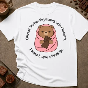 Negotiating With Chocolate T-Shirt - Image 5