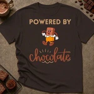 Powered by Chocolate T-Shirt - Image 3