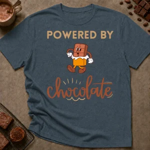 Powered by Chocolate T-Shirt - Image 4