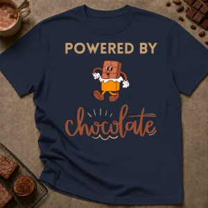 Powered by Chocolate T-Shirt - Image 2
