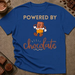 Powered by Chocolate T-Shirt - Image 5