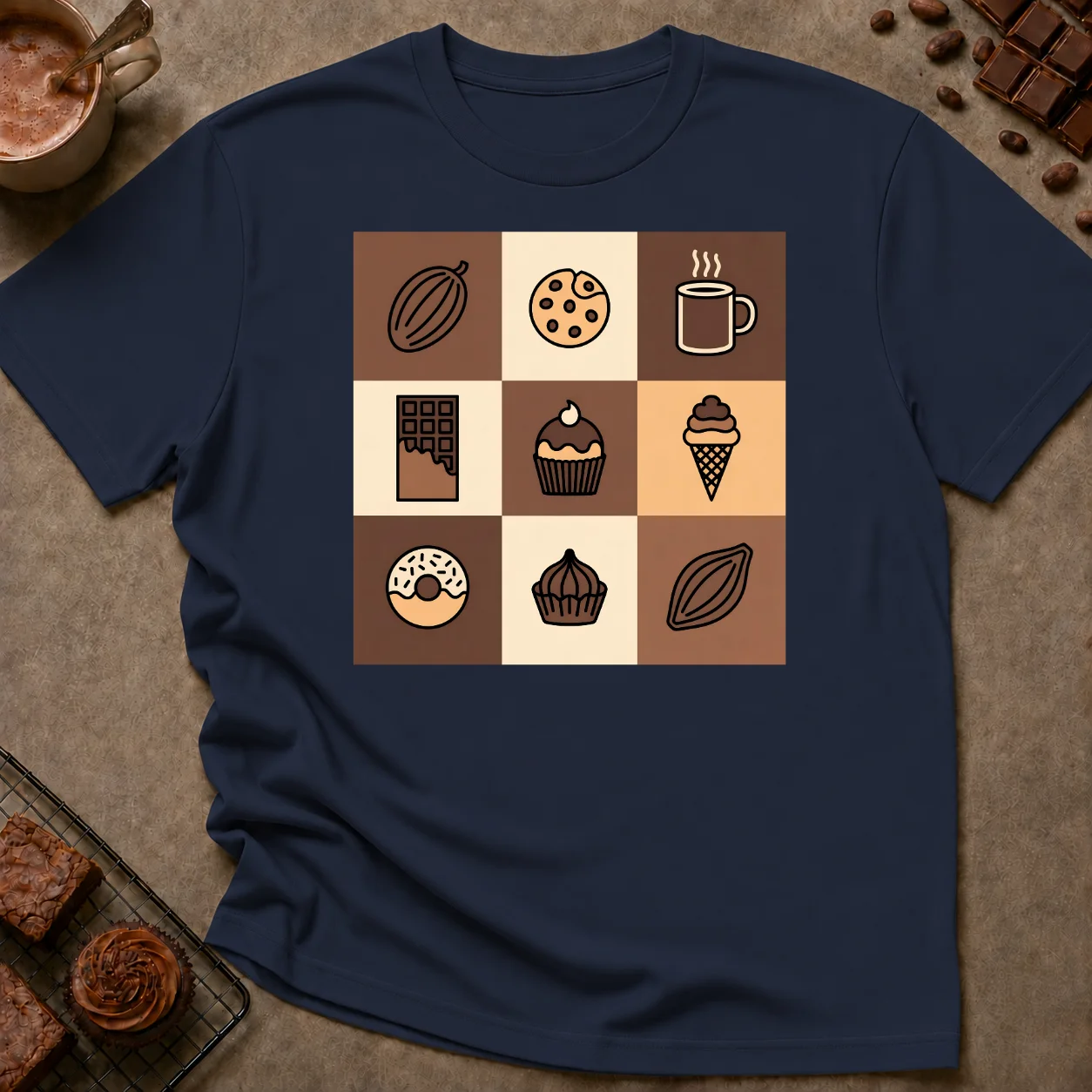 Chocolate Snacks T-Shirt - Image 2