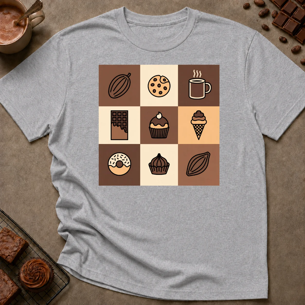 Chocolate Snacks T-Shirt - Image 5