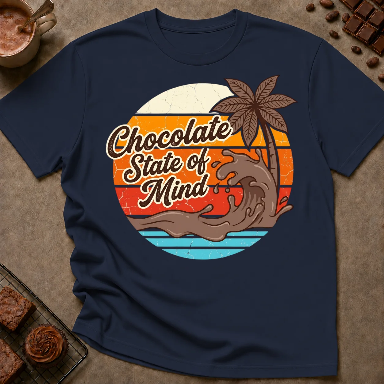 Chocolate State of Mind T-Shirt - Image 1