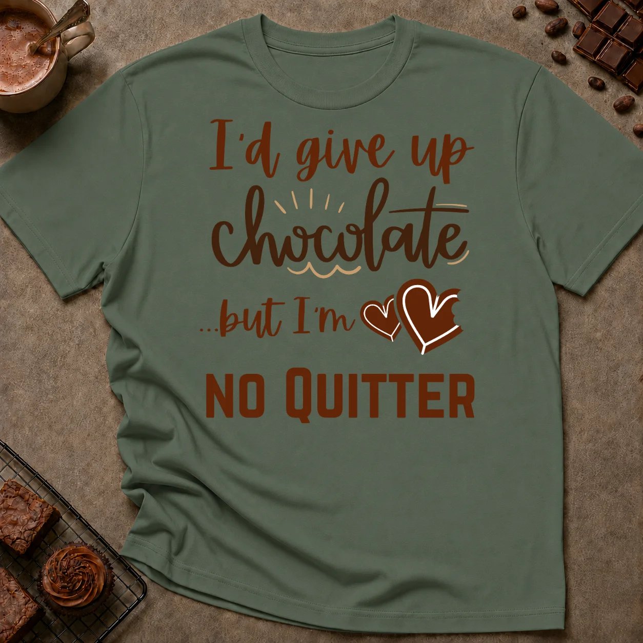 Give Up Chocolate T-Shirt - Image 2